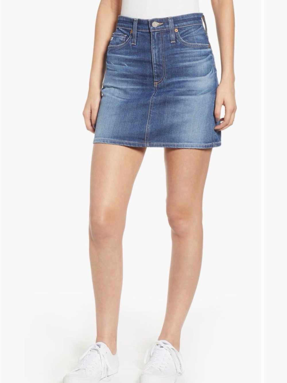 AG Adriano Goldschmied Vera Denim Mini Skirt. Size 24
